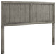Robbie Full Wood Headboard Gray