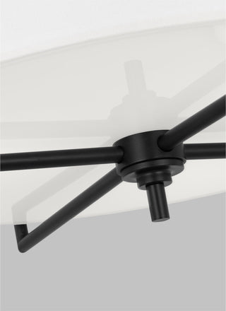 Perno Large Semi-Flush Mount, Aged Iron