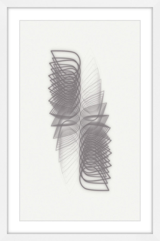 Marmont Hill, "Geometric Motion" by Bryon White Framed Painting Print, 24x36