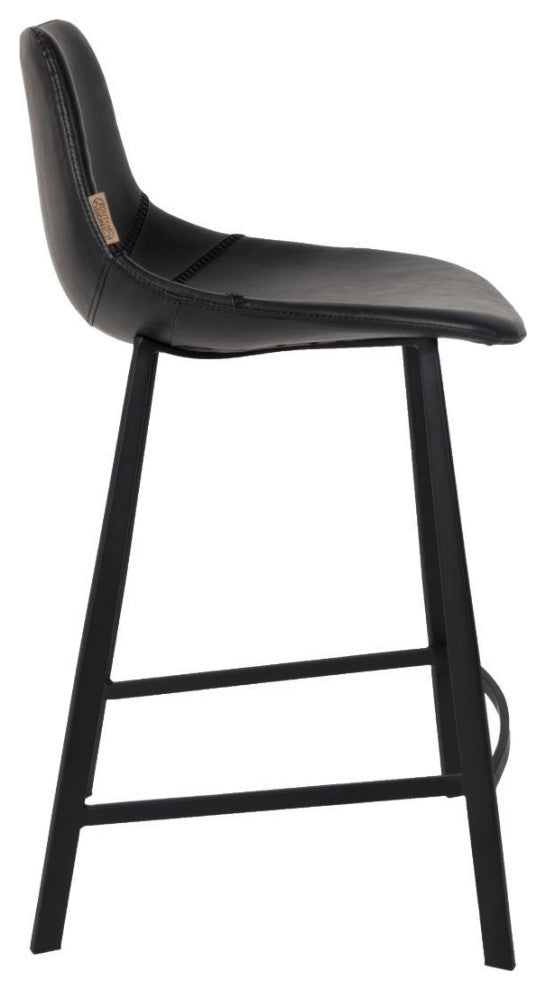 Black Counter Stool (2) | Dutchbone Franky