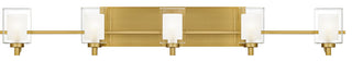 Kolt Five Light Bath in Brushed Gold