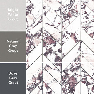 Touche Chevron Rubis Porcelain Floor/Wall Tile