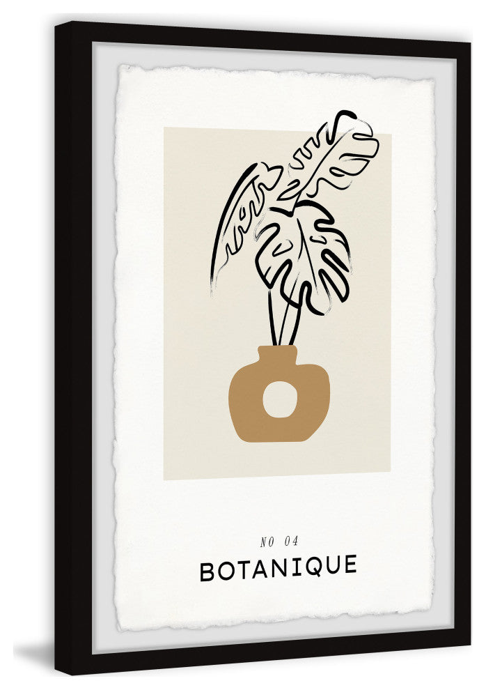 "No 04 Botanique" Framed Painting Print, 30x45
