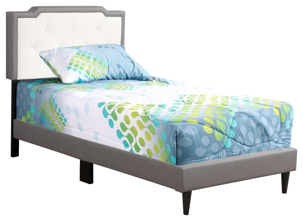 Starlight All in One Bed, Gray/White, Twin