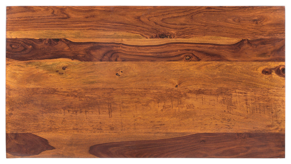 Timbergirl Solid Seesham Wood Cube Small Coffee table, Large Rectange