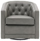 Walsh Swivel Accent Arm Chair, Garrett Gray