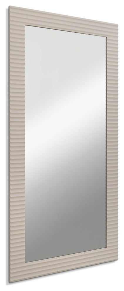 Modrest Glinda Modern Beige Floor Mirror