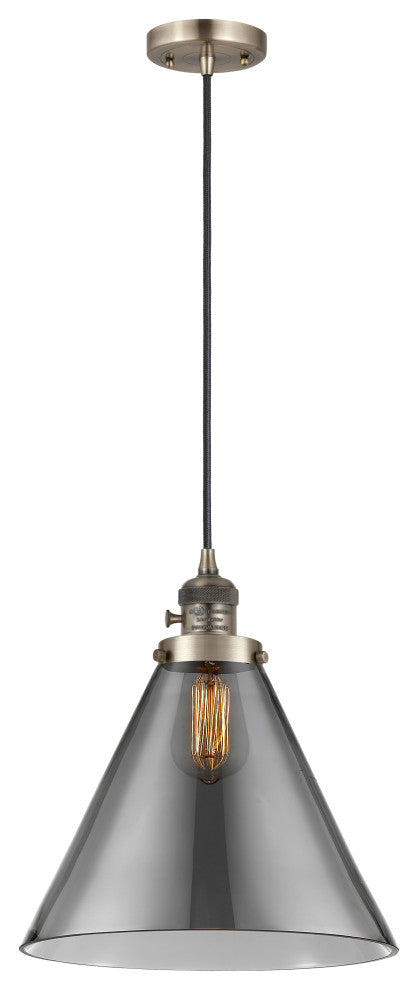 INNOVATIONS 201CSW-AB-G43-L-LED 1-Light Mini Pendant Antique Brass
