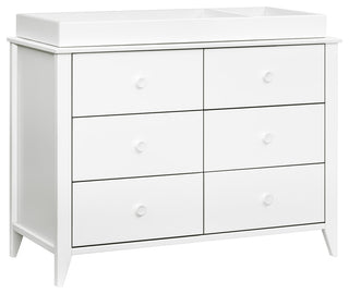 Sprout 6-Drawer Double Dresser, White