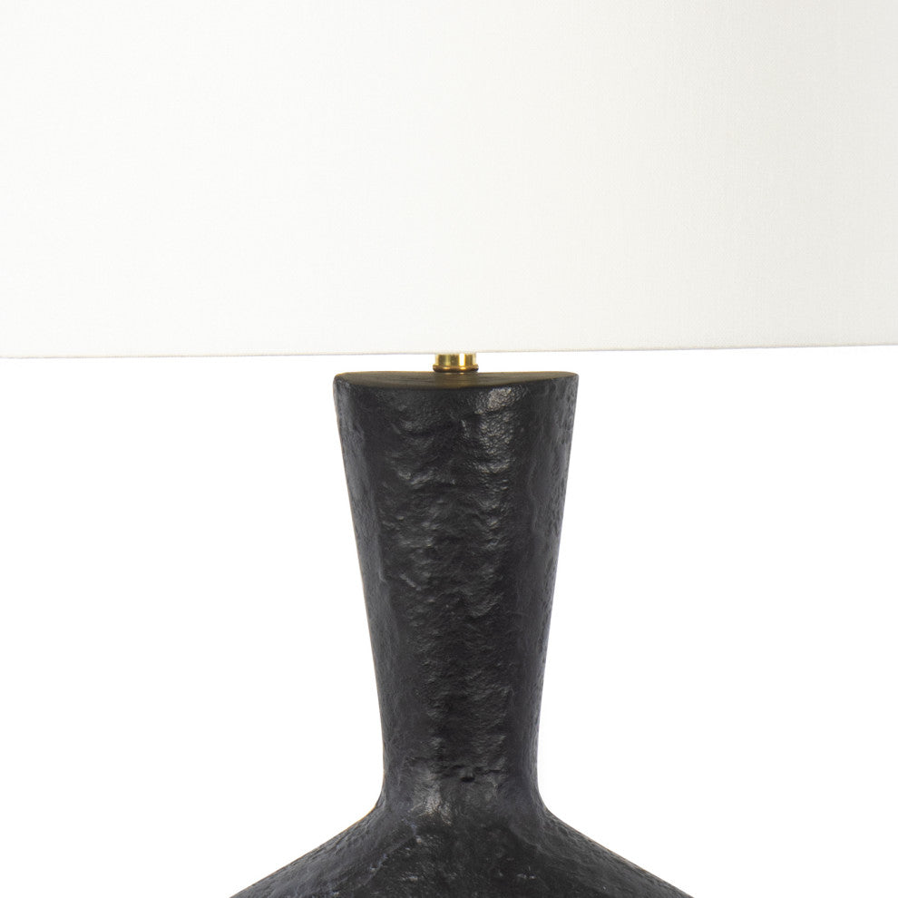 Poe Metal Table Lamp, Black