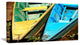 Wooden Boats on Lake Phewa, Boat Canvas Art Print, 40x20