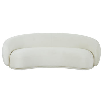 TOV Furniture Kendall Cream Velvet Sofa