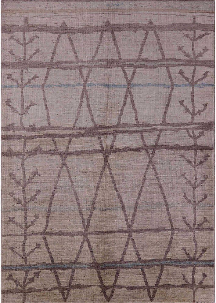 Ahgly Company Indoor Rectangle Mid-Century Modern Area Rugs, 7' x 9'