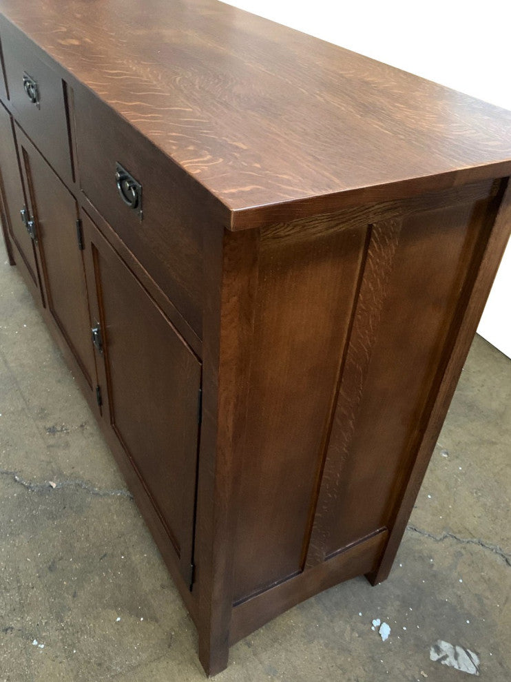 Mission 3 Door and 3 Drawer Sideboard Walnut 70"