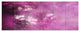 Blur Pink Sky with Stars, Abstract Canvas Art Print, 70"x28", 6 Panels