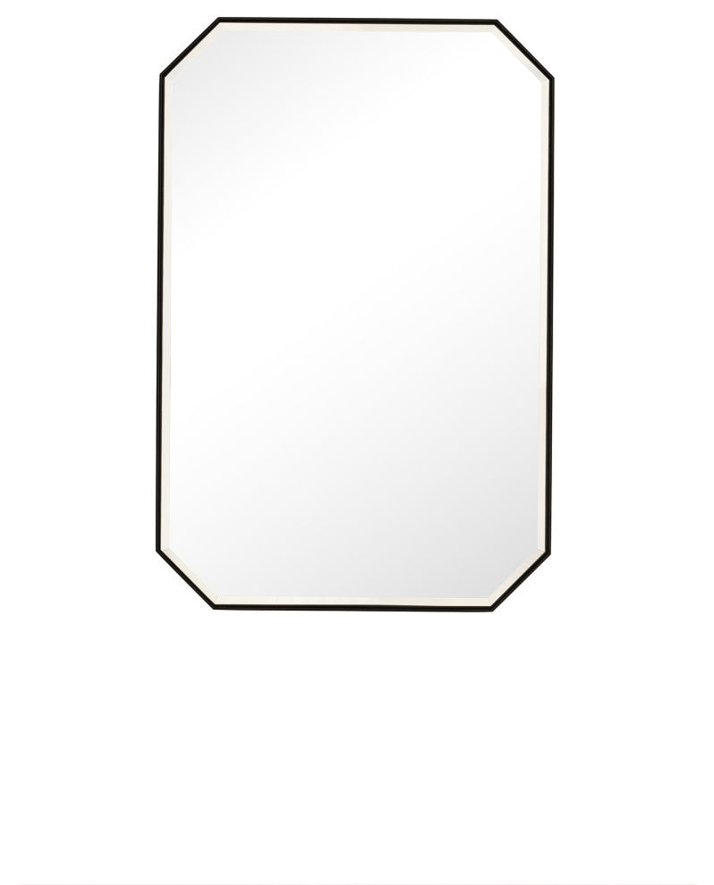 Rohe 24" Mirror, Matte Black