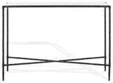 Safavieh Couture Isabellina Marble Console Table, Black/White