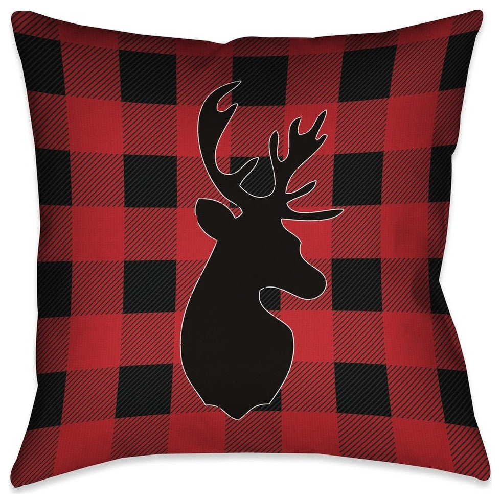 Laural Home Buffalo Check 18" X 18" Indoor Decorative Pillow