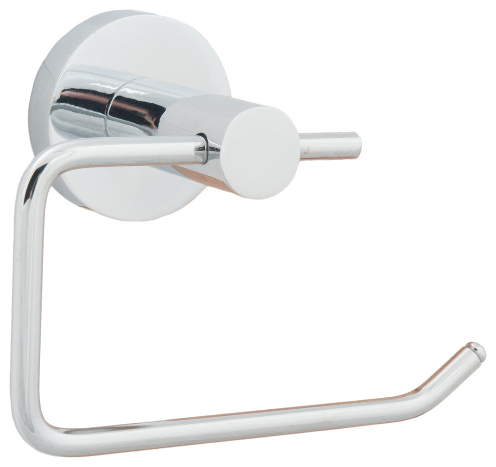 Lugano Bath Series, Single Post Paper Holder, Polished Chrome