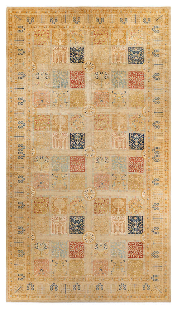 Mogul, One-of-a-Kind Handmade Area Rug Ivory, 16' 10" x 9' 3"