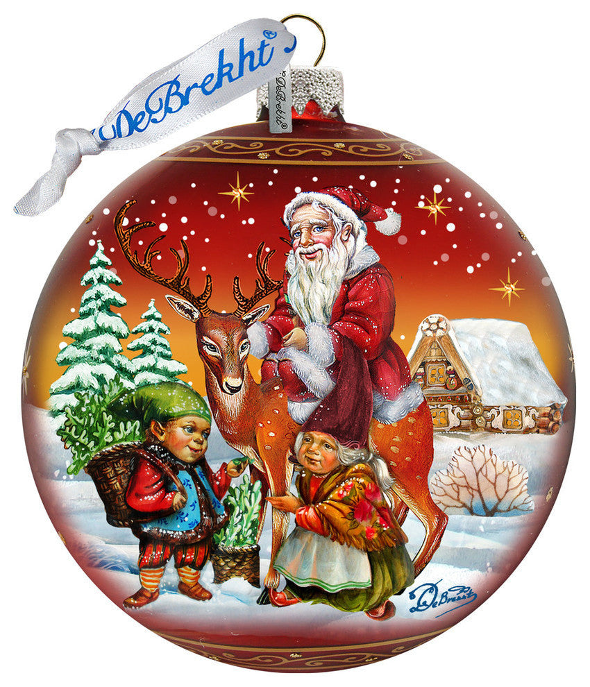 Vintage Sleight Ride In Red Le Ornament