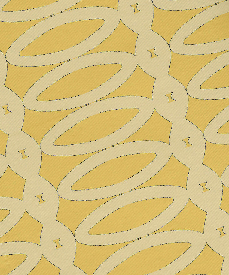 Geometric Decorative Napkin, Lemon Soft Lemon, Set of 4