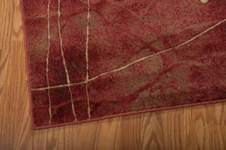 Nourison Somerset 3'6" x 5'6" Flame Rustic Indoor Area Rug