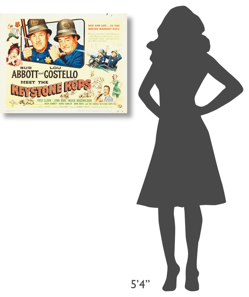 "Abbott & Costello - Keystone Kops" Canvas by Hollywood Photo Archive, 30x23"