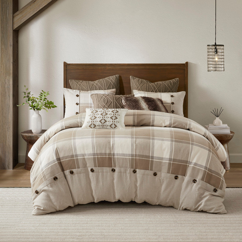 Madison Park Signature Urban Cabin Cotton Jacquard Comforter Set, Neutral