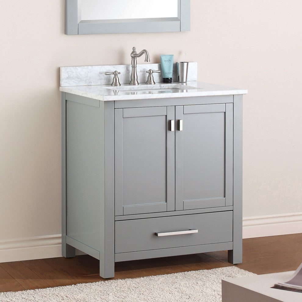 Avanity Modero 30" Vanity Only, Chilled Gray Finish