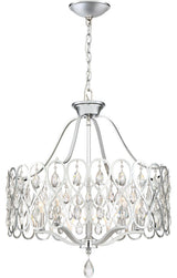 Lulu 5-Light Chandelier, Polished Chrome