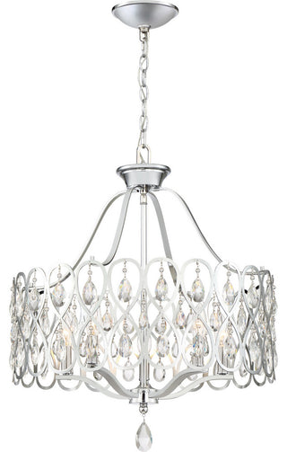 Lulu 5-Light Chandelier, Polished Chrome