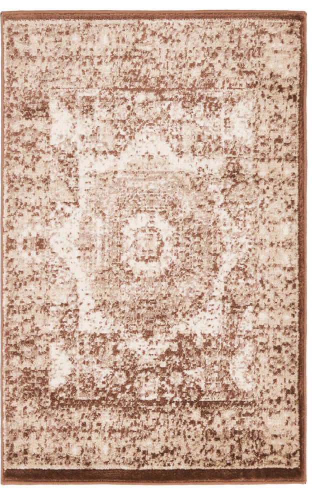 Unique Loom Chocolate Brown Lygos Imperial 2' 0 x 3' 0 Area Rug