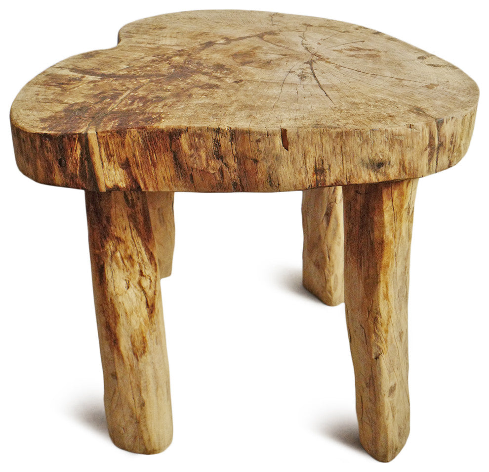 Rustic Raw Naga Four Leg Table