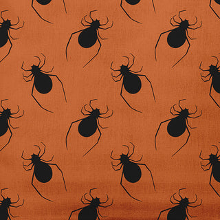 18"x18" Spider Pattern Decorative Throw Pillow, Dusty Orange