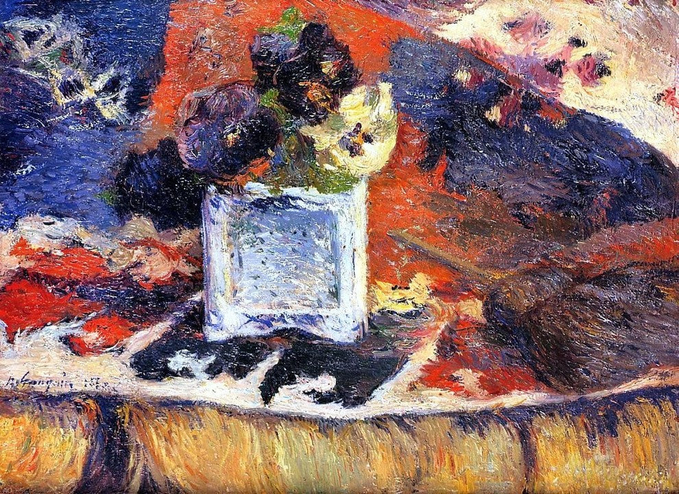 Paul Gauguin Flowers and Carpet Wall Decal