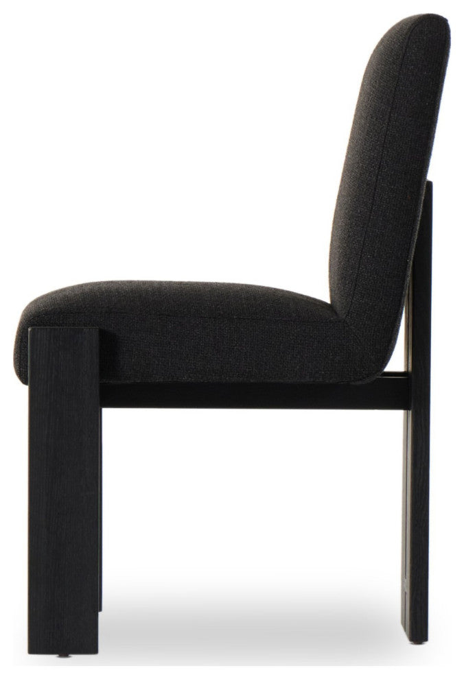 Roxy Dining Chair Gibson Black, Brushed Ebony Oak
