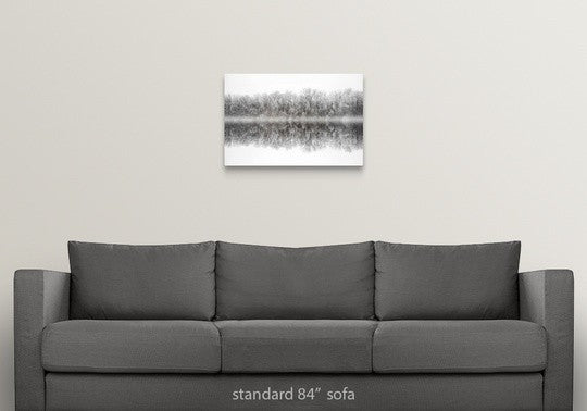 "White Purity" Wrapped Canvas Art Print, 24"x16"x1.5"