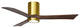 Matthews Fan Irene-3HLK With Lighting Kit, Brushed Brass, 52", Walnut