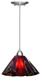 Jezebel Radiance Lily Large Pendant, Plum