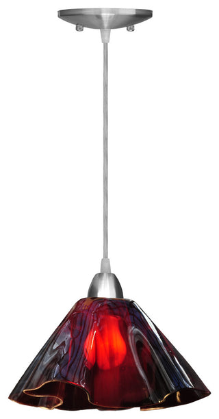 Jezebel Radiance Lily Large Pendant, Plum