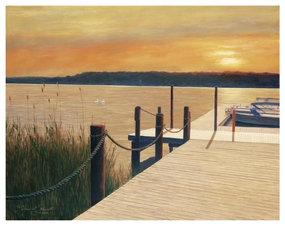 "Waterways" Digital Paper Print by Diane Romanello, 30"x24"