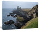 Rocky and Scenic Iceland Beach, Landscape Canvas Art Print, 20"x12"