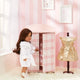Aurora Princess 18" Doll Pink Plaid Closet