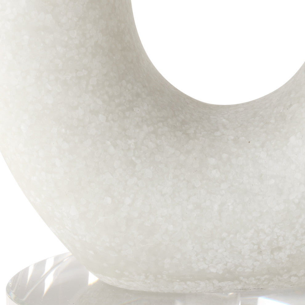 Uttermost Feamelo Ivory Stone Candleholders, Set of 2