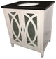 30" Single Sink Vanity, White