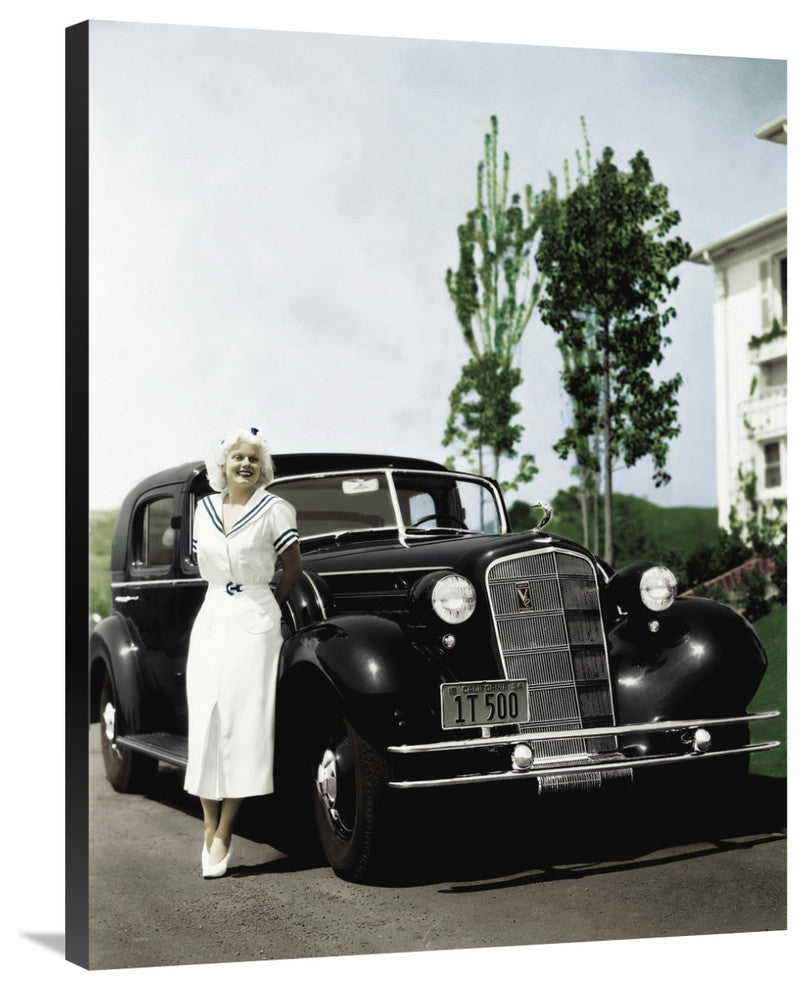 "Jean Harlow" Stretched Canvas Giclee by Hollywood Photo Archive, 28x36"