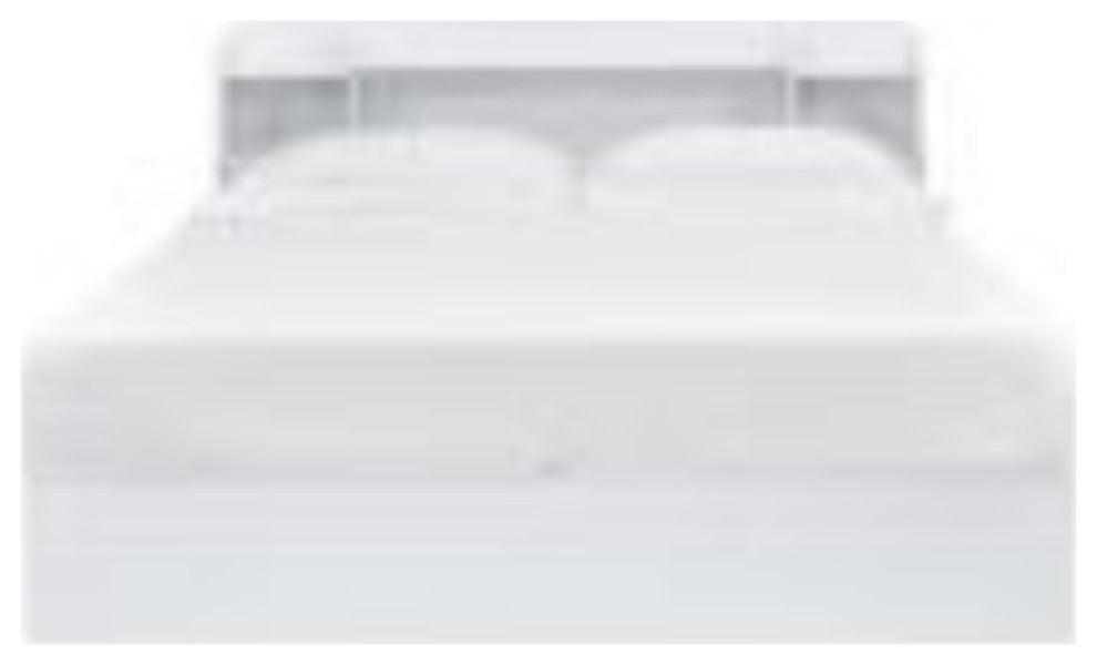 Bd00548Q Queen Bed With Storage, White Finish