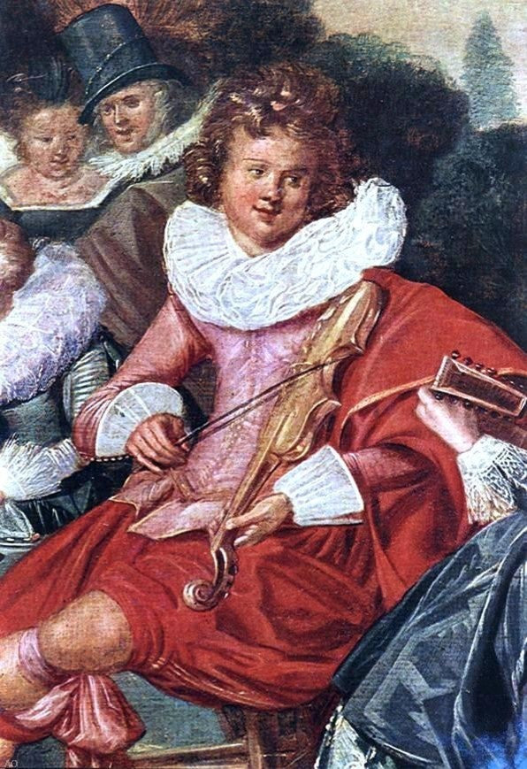 Dirck Hals Amusing Party in the Open Air Wall Decal