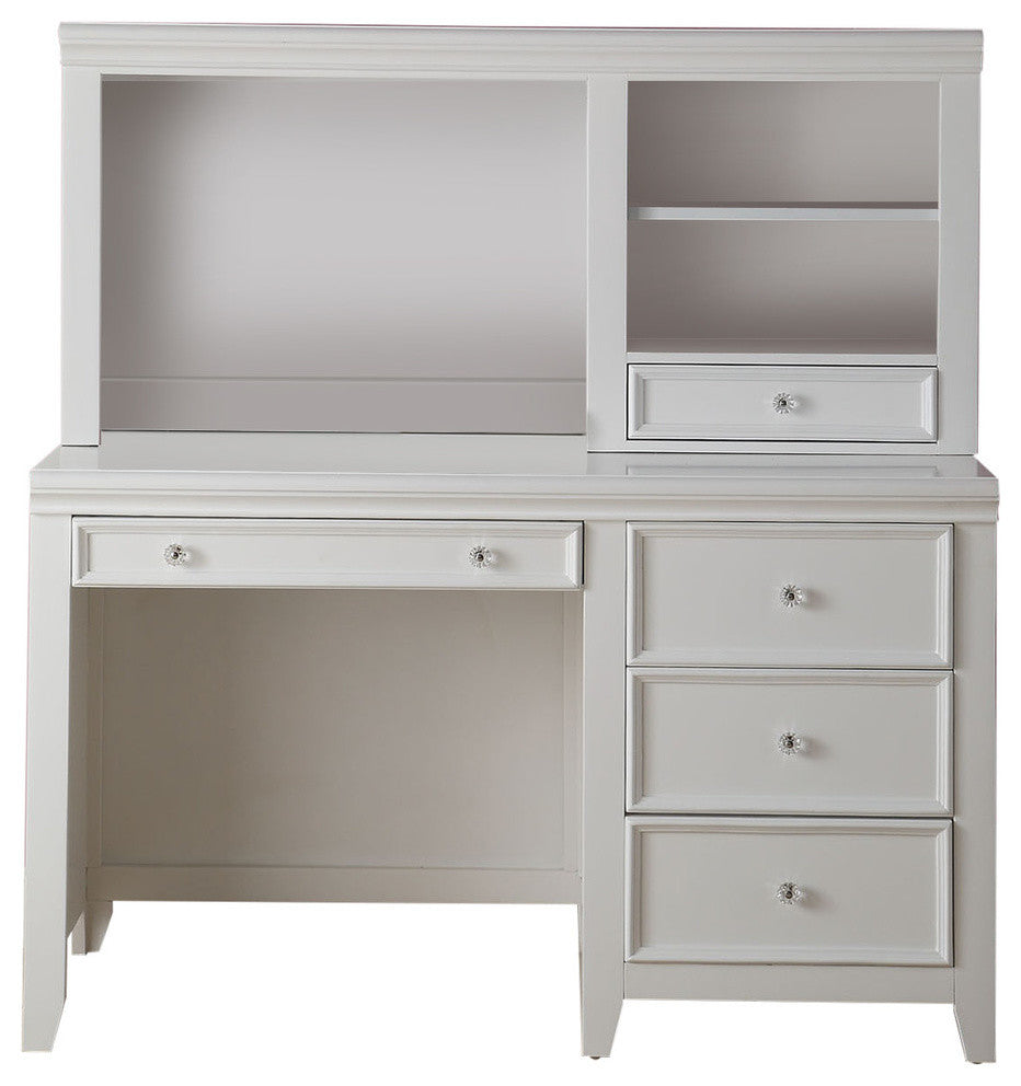 Lacey Desk, White Finish